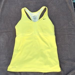 Nike Dri-fit racerback tank with built in support